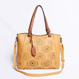 Yellow Laser Cut Purse RY698